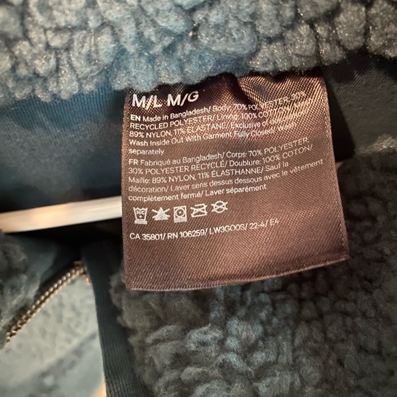 Lululemon fleece jacket dark green - Picture 3 of 4